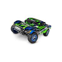 TRAXXAS 58034-61 SLASH GREEN BRUSHED 2WD SHORT COURSE READY TO RUN RC CAR WITH LED LIGHTS