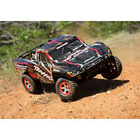 TRAXXAS 58034-1 SLASH BRUSHED 2WD SHORT COURSE TRUCK BLACK INCLUDES BATTERY AND CHARGER