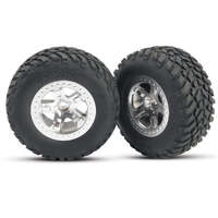 TRAXXAS 5875 TYRES AND WHEELS ASSY