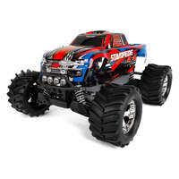 TRAXXAS 67054-61 STAMPEDE 4X4 WITH LED LIGHTS RED READY TO RUN RC CAR