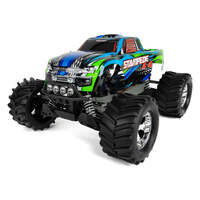 TRAXXAS 67054-61 STAMPEDE 4X4 WITH LED LIGHTS BLUE READY TO RUN RC CAR