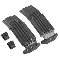 TRAXXAS 7744 SKID PLATE FRONT AND REAR WITH RUBBER IMPACT CUSHION