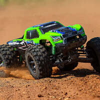 TRAXXAS X-MAXX 77086-4 MONSTER TRUCK 4x4 XMAXX 1/6 GREEN COLOUR NO BATTERIES OR CHARGER