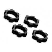 TRAXXAS 7758A WHEEL NUTS SPLINED 17MM BLACK