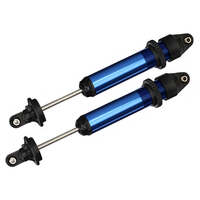 TRAXXAS 7761 BLUE GTX ALUMINIUM SHOCKS FULLY ASSEMBLED WITHOUT SPRINGS FOR X-MAXX