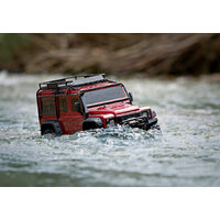 TRAXXAS 82056-4 TRX-4 LAND ROVER DEFENDER SCALE AND TRAIL CRAWLER RED TRX4