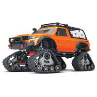 TRAXXAS 82034-4 TRX-4 1/10 EQUIPPED WITH TRAXX AND 4 WHEELS/TIRES ORANGE - BATTERY AND CHARGER NOT INCLUDED