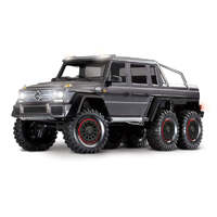 TRAXXAS 88096-4 TRX-6 CRAWLER WITH MERCEDES-BENZ G 63 AMG 6X6 SILVER BODY AND 2.4GHZ 4CH RADIO WATERPROOF ESC TITAN 21T 550 MOTOR