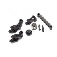 TRAXXAS 8946 STEERING BELLCRANKS AND SUPPORT/ SERVO SAVER SPRING/ DRAGLINK