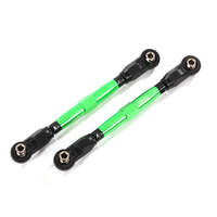 TRAXXAS 8948G TOE LINKS FRONT TUBES GREEN ANODIZED 7075 T6 ALUMINUM