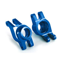 TRAXXAS 8952X CARRIERS STUB AXLE BLUE ANODISED 6061-T6 ALUMINUM (REAR)