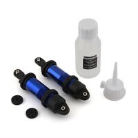 TRAXXAS 8961 SHOCKS ASSEMBLED WITHOUT SPRINGS ALUMINUM ANODIZED BLUE FOR MAXX