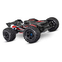 TRAXXAS 95076-4 SLEDGE 4WD 6S MONSTER TRUCK 1/8 SCALE REMOTE CONTROL CAR RED READY TO RUN WITH TRANSMITTER NO BATTERIES