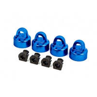 TRAXXAS 9664X  ALUMINIUM BLUE-ANODIZED SHOCK CAPS