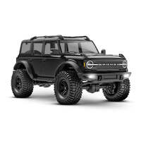 TRAXXAS 97074-1 TRX4-M 1/18 SCALE AND TRAIL CRAWLER FORD BRONCO BLACK REMOTE CONTROL CAR READY TO RUN WITH BATTERY AND CHARGER