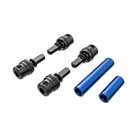 TRAXXAS 9751-BLUE DRIVESHAFTS CENTER  MALE STEEL 4 CENTER FEMALE 6061-T6 ALUMINIUM BLUE ANODIZED