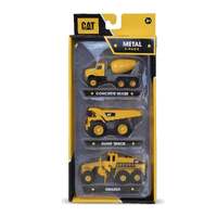 CAT METAL MACHINES 3PK - CONCRETE MIXER - DUMP TRUCK - GRADER