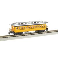 BACHMANN 13403 HO SCALE RS COACH PTD U/L YEL 1860 1880 SCALE MODEL TRAIN