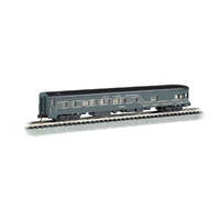 BACHMANN 14355 NY CENTRAL 85FT SMOOTH SIDE OBERVATION WITH LIGHTED INTERIOR N SCALE MODEL TRAIN PASSENGER CAR