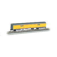 BACHMANN 14454 UNION PACIFIC 72 FT SMOOTH SIDE BAGGAGE CAR N SCALE MODEL TRAIN CARRIAGE