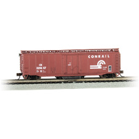 BACHMANN 16369 TRACK CLEANING 50 PLUG DOOR BOX CAR CONRAIL #229657 N SCALE SILVER SERIES ROLLING STOCK