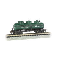 BACHMANN 17152 CHEMCELL CHEMICAL CO 3 DOME TANK CAR N SCALE SILVER SERIES ROLLING STOCK