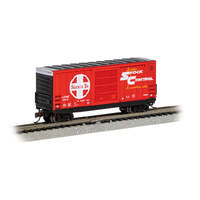 BACHMANN 18251 SANTA FE ATSF 14044 HI-CUBE BOX CAR N SCALE MODEL TRAIN ROLLING STOCK