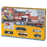 BACHMANN 24022 FREIGHT MASTER COMPLETE AND READY TO RUN N SCALE TRAIN SET  INCLUDES  60 PIECE OF ACCESSORIES