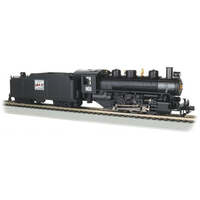 BACHMANN 50407 USRA 0-6-0 AND SHORT HAUL TENDER WITH SMOKE AND OPERATING HEADLIGHT WESTERN PACIFIC HO SCALE MODEL TRAIN