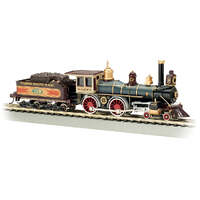 BACHMANN 51002 AMERICAN LOCOMOTIVE 4-4-0 WITH WOOD LOAD DCC READY UNION PACIFIC HO SCALE