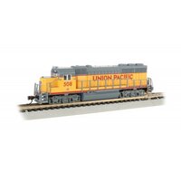 BACHMANN 63562 N SCALE LOCO UNION PACIFIC #508 N EMD GP40 WITH OPERATING HEADLIGHTS MODEL TRAIN