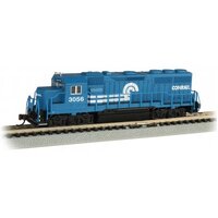 BACHMANN 63566 CONRAIL #3056 N EMD GP40 WITH OPERATING HEADLIGHTS CONRAIL N SCALE MODEL TRAIN