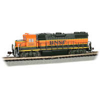 BACHMANN 66851 BNSF 2081 EMD GP38-2 DIESEL LOCOMOTIVE WITH DYNAMIC BRAKES AND ECONAMI DCC SOUND VALUE N SCALE MODEL TRAIN LOCOMOTIVE