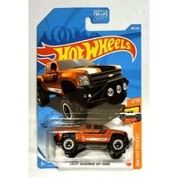 HOT WHEELS BASIC 185/250 - HW HOT TRUCKS SERIES - CHEVY SILVERADO OFF ROAD #2 OF 10