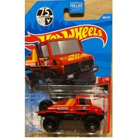 HOT WHEELS BASIC 188/250 - HW RESCUE SERIES - MERCEDES BENZ UNIMOG 1300 #1 OF 10