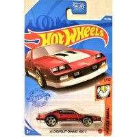 HOT WHEELS BASIC 191/250 - MUSCLE MANIA SERIES - 85 CHEVROLET CAMARO IROC-Z #1 OF 10