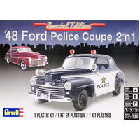 REVELL 85-4318 48 FORD POLICE COUPE 2IN1 1:25 PLASTIC MODEL CAR KIT