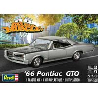 REVELL 4479 REVELL MUSCLE 66 PONTIAC GTO 1/25 SCALE PLASTIC MODEL CAR KIT