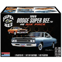 MONOGRAM REVELL 14505 1969 DODGE SUPER BEE 1/25 SCALE PLASTIC MODEL KIT