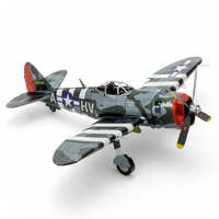 METAL EARTH ME1002 AIRCRAFT P-47 THUNDERBOLT FIGHTER 3D METAL MODEL KIT