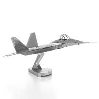 METAL EARTH MMS050 AIRCRAFT F-22 RAPTOR FIGHTER 3D METAL MODEL KIT