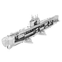 METAL EARTH MMS121 VEHICLES GERMAN U-BOAT TYPE XXI SUBMARINE CUTAWAY 3D METAL MODEL KIT