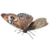 METAL EARTH MMS124 BUTTERFLIES BUCKEYE BUTTERFLY 3D METAL MODEL KIT