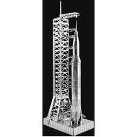 METAL EARTH MMS167 SPACE APOLLO SATURN V ROCKET AND GANTRY 3D METAL MODEL KIT