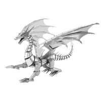 METAL EARTH ICX023 ICONX SILVER DRAGON 3D METAL MODEL KIT