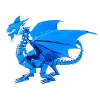 METAL EARTH ICX114 ICONX BLUE DRAGON 3D METAL MODEL KIT