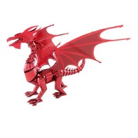 METAL EARTH ICX115 ICONX RED DRAGON FIGURINE 3D METAL MODEL KIT