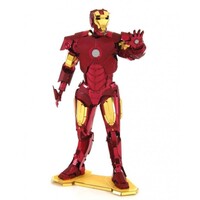 METAL EARTH MMS322 LEGENDS IRON MAN MK 4 STATUE 3D METAL MODEL KIT