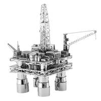 METAL EARTH MMG105 GIFT BOX SET OFF SHORE OIL RIG AND OIL TANKER 3D METAL MODEL KIT