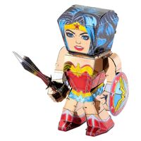 METAL EARTH MEM025 LEGENDS WONDER WOMAN FIGURINE 3D METAL MODEL KIT